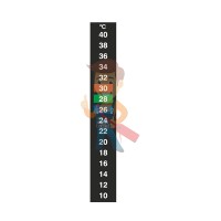 Термоиндикаторная наклейка Hallcrest GO/NO GO, 43°С - Многоразовая термоиндикаторная наклейка Hallcrest Digitemp 16