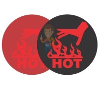 Термоиндикаторная наклейка Hallcrest GO/NO GO, 43°С - Термоиндикатор многоразовый «Не прикасаться» Hallcrest Hot Hand
