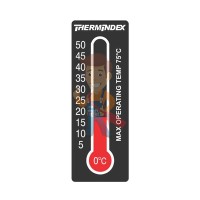 Термоиндикаторная наклейка Thermax 4 - Термоиндикатор-термометр многоразовый Hallcrest Thermindex