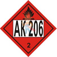 Знак опасности АК 509 - Знак опасности АК 206