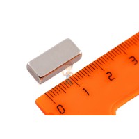Неодимовый магнит диск 15х3 мм, N35 - Неодимовый магнит прямоугольник 13х5.7х3 мм, N33H