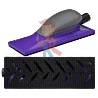 Шлифок на резинке Hookit™, 150 мм. - Шлифок с мультипылеотводом Hookit™ Purple+, средний, 70 мм x 198 мм